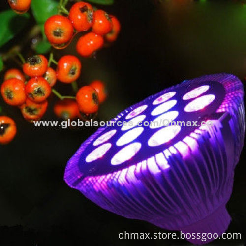 LED spot grow lights, 15W, with high light intensity for indoor small plants, flowers, bonsai